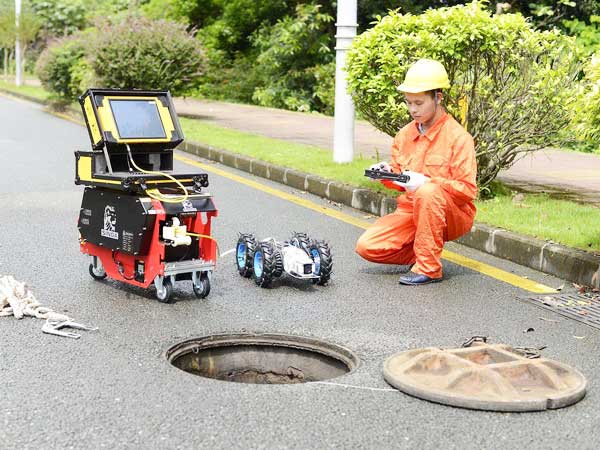 迎江管道机器人检测